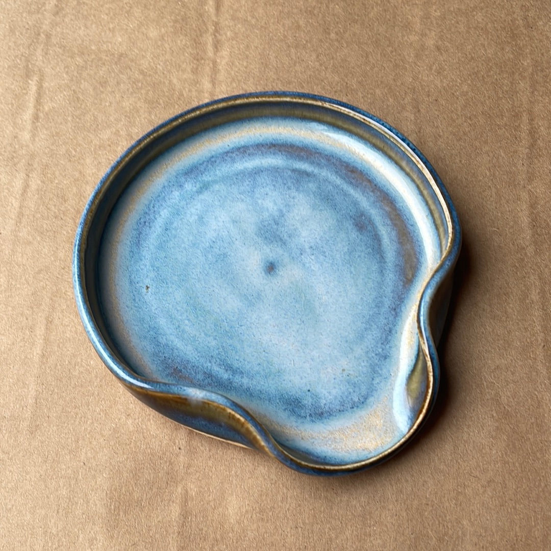 SECONDS Saltwater Blue Spoon Rest #2