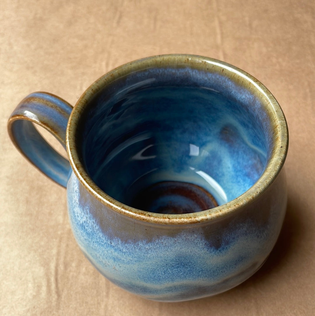 12 oz Saltwater Blue Coffee Mug #1