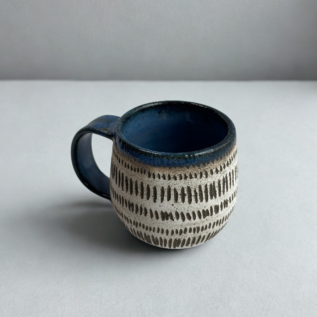 4oz Espresso Cup | Carved Lines