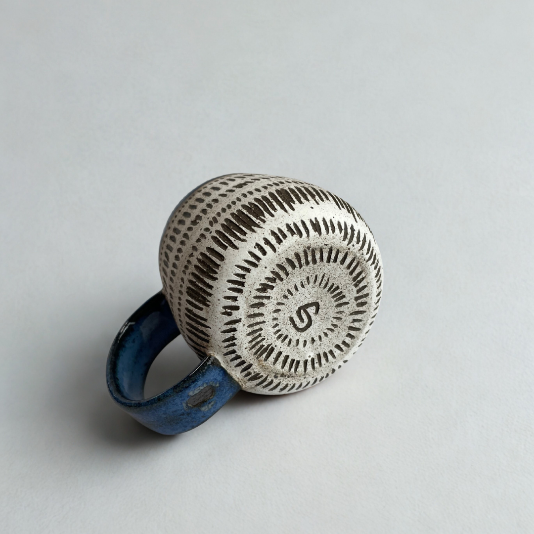 4oz Espresso Cup | Carved Lines