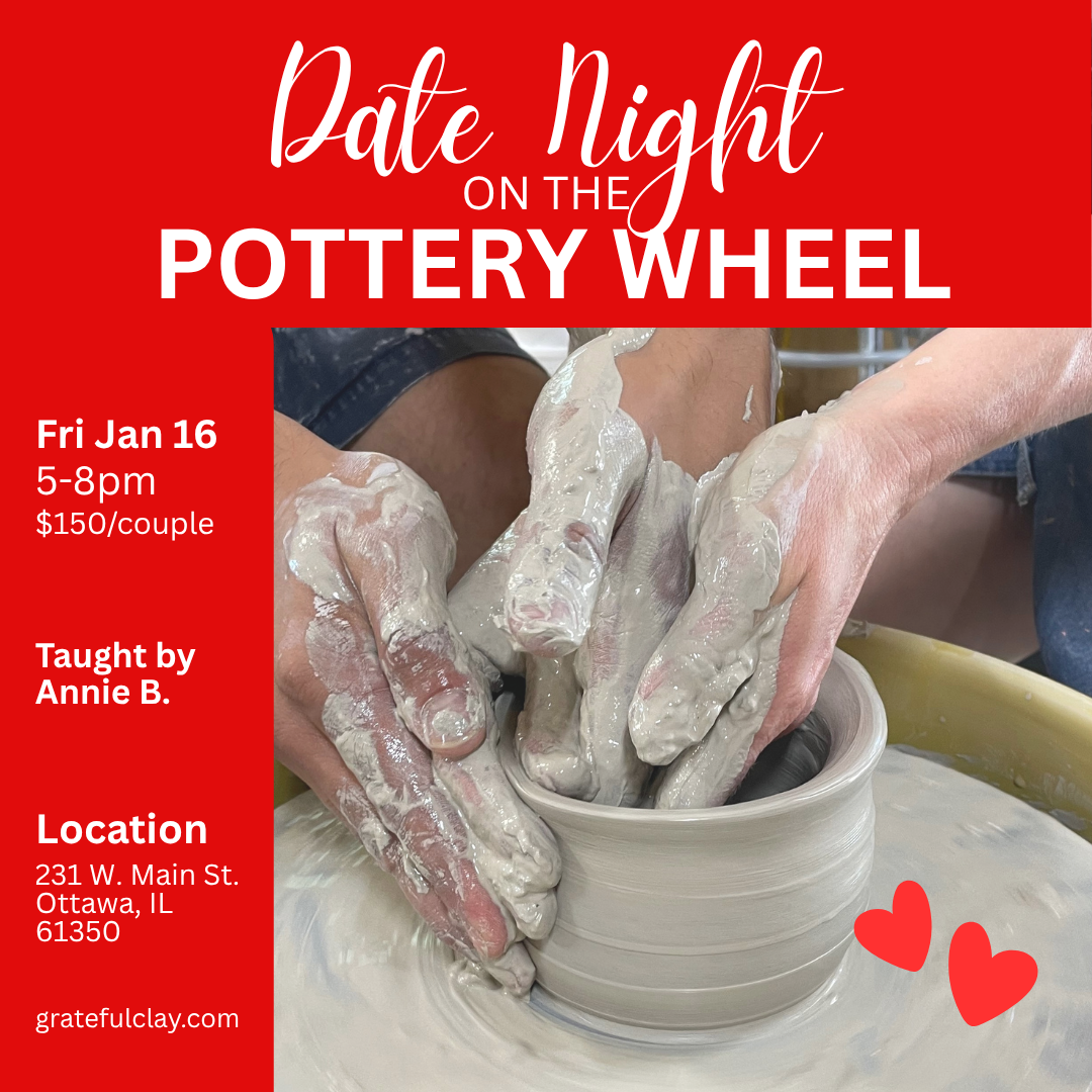 Date Night on the Pottery Wheel | Fri Jan 16th 5pm-8pm