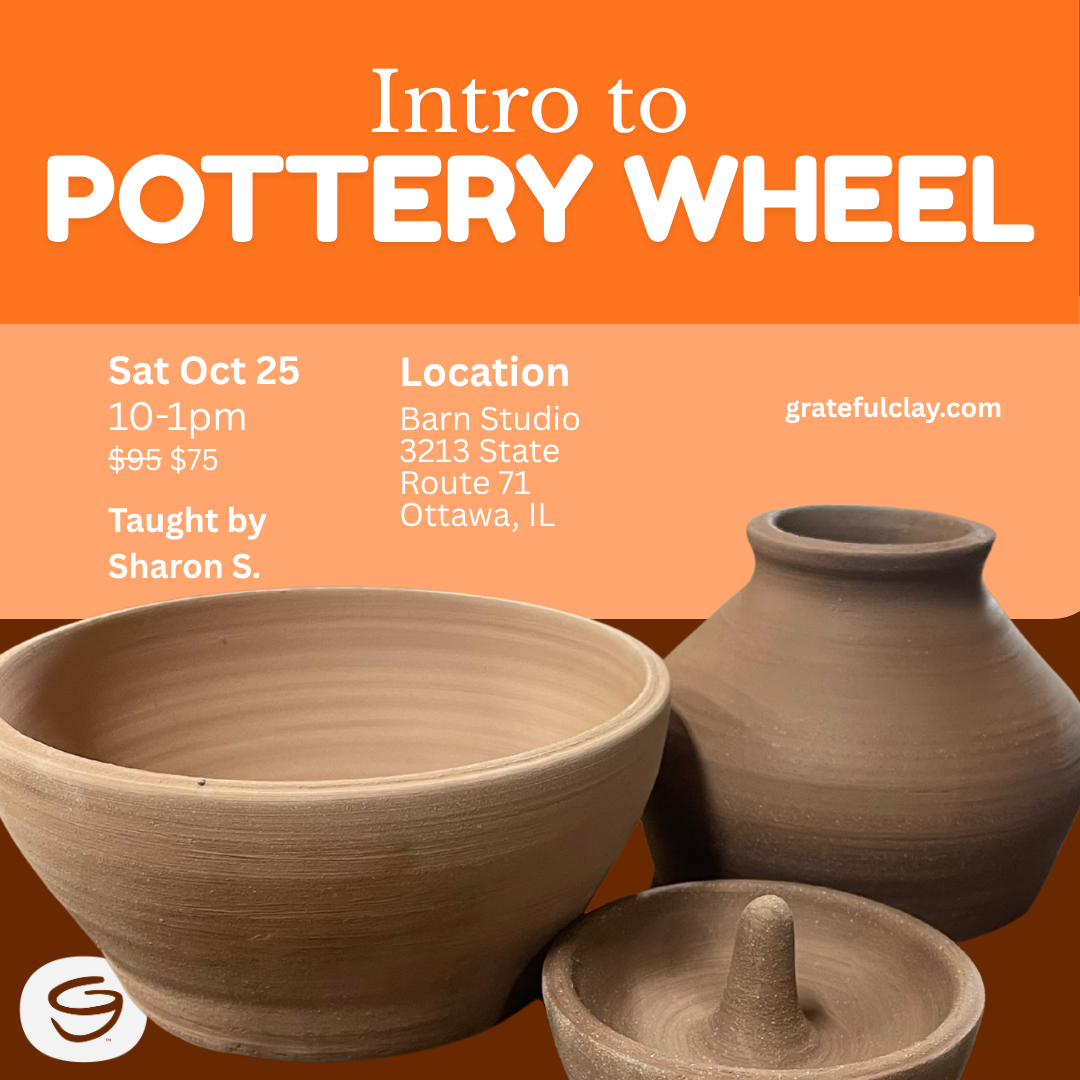 Intro to Pottery Wheel | Sat Oct 25th 10am-1pm