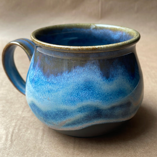 12 oz Saltwater Blue Coffee Mug #1
