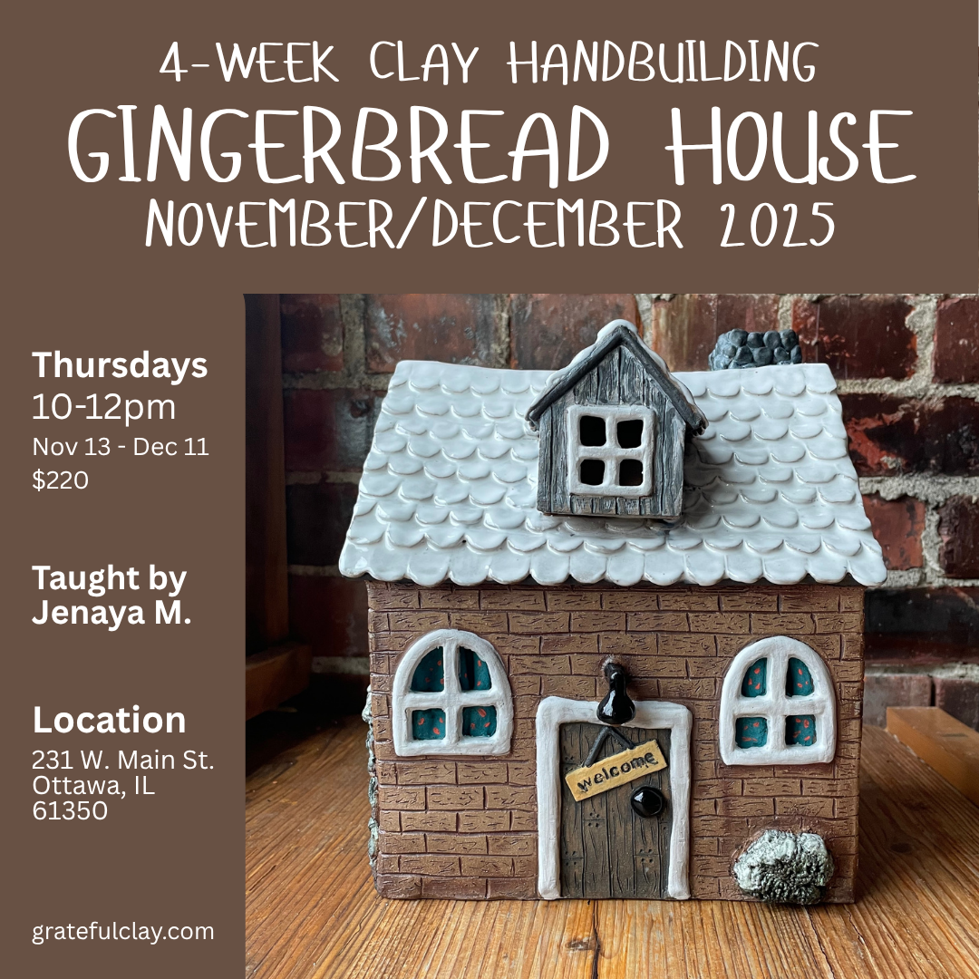 4-Week Hand-Building | Thursdays 10am-12pm | November 2025