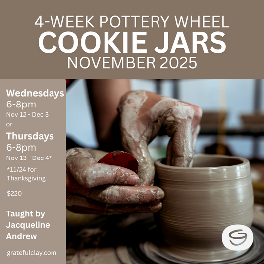 4-Week Pottery Wheel | November 2025