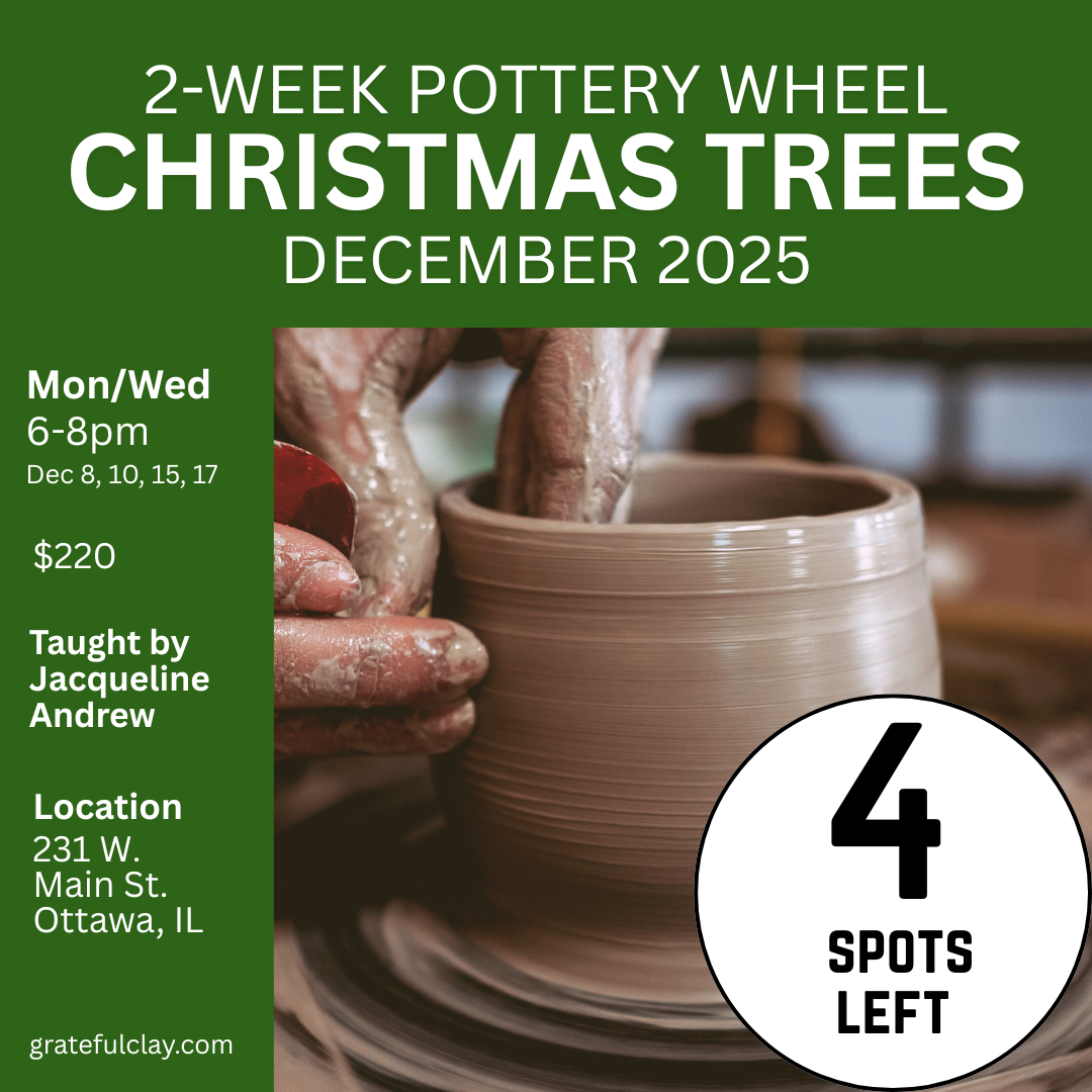 2-Week Pottery Wheel | December 2025 | Mon/Wed