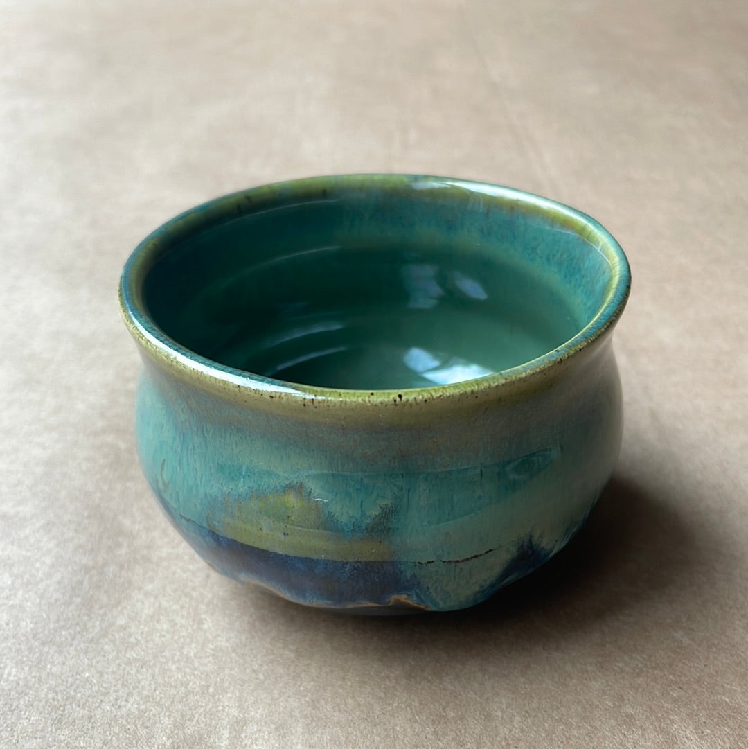 Emerald Waves Mini Vase #2