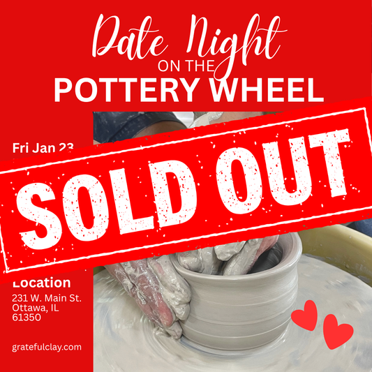 Date Night on the Pottery Wheel | Fri Jan 23rd 5pm-8pm