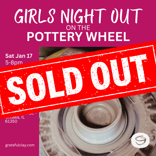 Girls Night Out on the Pottery Wheel | Sat Jan 17th 5pm-8pm