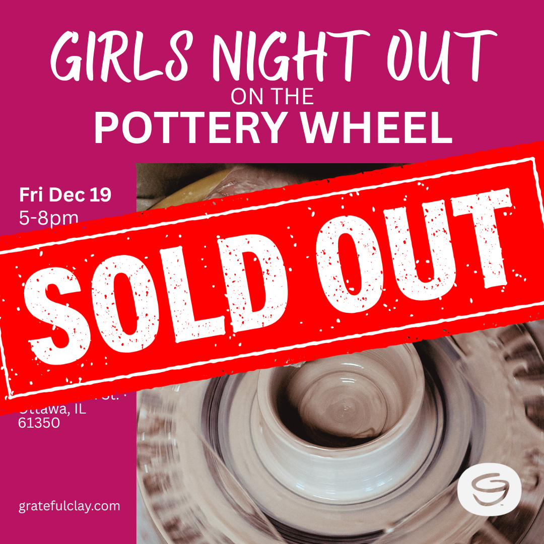 Girls Night Out on the Pottery Wheel | Fri Dec 19th 5pm-8pm