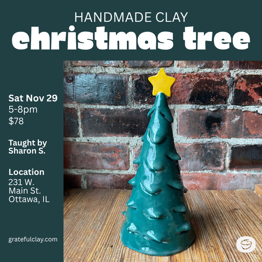 Handmade Clay Christmas Tree | Sat Nov 29th 5pm-8pm
