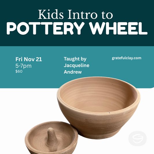 Kids Pottery Wheel Workshop | Fri Nov 21st 5pm-7pm