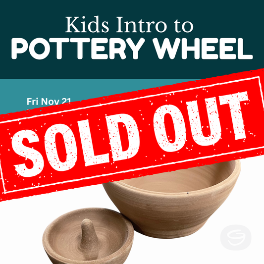 Kids Pottery Wheel Workshop | Fri Nov 21st 5pm-7pm