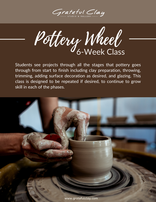 Pottery Wheel 6-Week Class for Adults